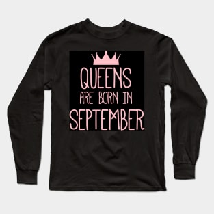 September Pink Queen Long Sleeve T-Shirt